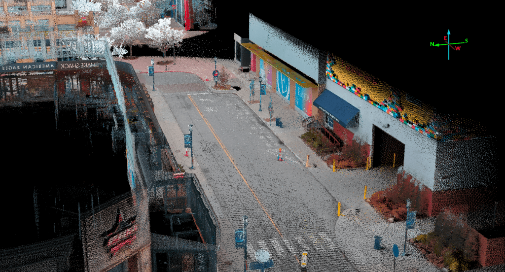 Smart Delta point cloud colorization