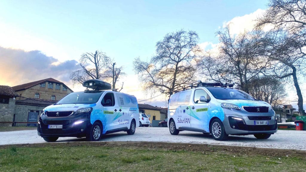 Suburvan autonomous shuttle
